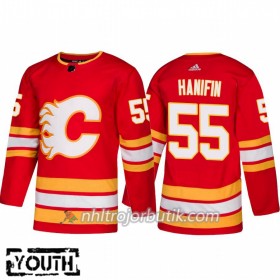 Barn Ishockey Calgary Flames Tröja Noah Hanifin 55 Alternate Adidas 2018-19 Authentic